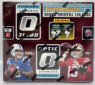 2023 Panini Donruss OPTIC NFL Football Retail Box Factory Sealed 24 Packs