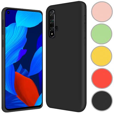 Silikon Schutzhülle für Huawei Nova 5T Handy Tasche TPU Case Cover Hülle matt