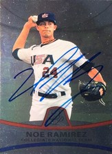 2010 Bowman Platinum #PP46 Noe Ramirez Rookie Boston Red Sox AUTO SIGNED