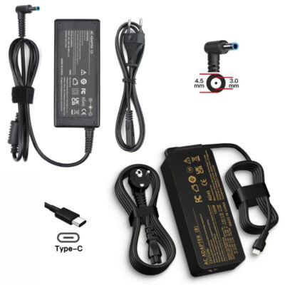 45W Blue Tip USB C Chromebook Ladegerät für HP, Dell, Lenovo, Acer, Asus Samsung