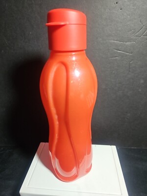 Tupperware ECO+ Water Bottle 16 Oz Bottle Red Leak Proof Lid NEW