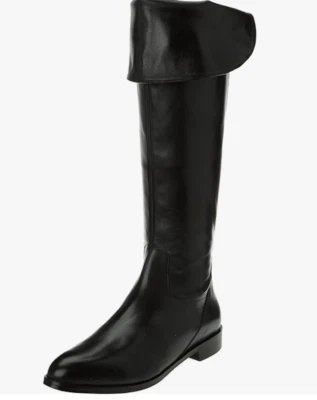 Élégantes Cuissardes Bottes Eden Véritable Cuir Noir T.38 NEUVES DS BTE - Photo 1/4