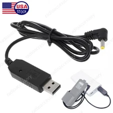 USB Battery Charger Cable for BaoFeng UV-5R UV-82 UV-8D BF-F8HP UV-82HP Radio