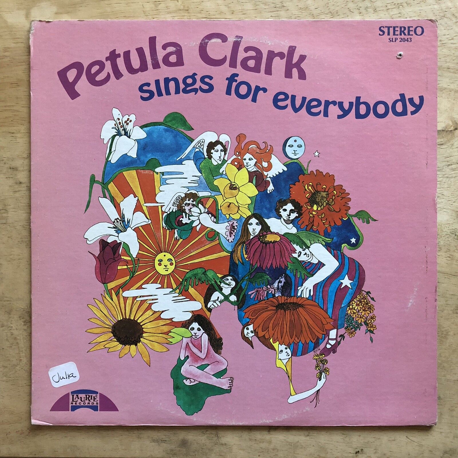 Vintage Petula Clark - Sings For Everybody 1966 Vinyl LP Laurie Records SLP 2043