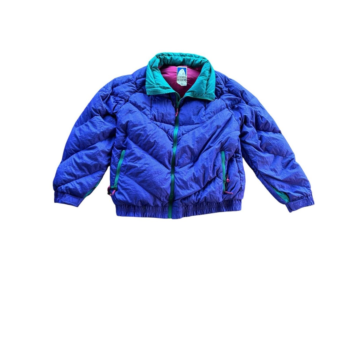 Sierra Designs Vintage Colorful Goose Down Puffer Coat - sz. 14 | eBay