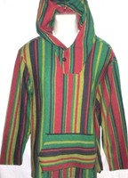 Mens Pacsun Rasta Poncho Hoodie Sweatshirt Size M Mens Pacsun Rasta Poncho Hoodie Sweatshirt Size M