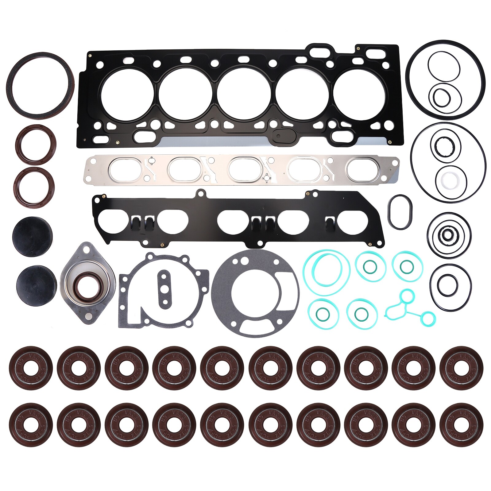 Volvo C30 C70 S40 S60 V50 V60 2.5L Engine Cylinder Head Gasket Kit 2004-2015