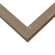 26x7 Distressed Brown Real Wood Picture Frame Width 1.25 inches | Interior Frame