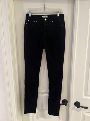 Closed Black Velvet slim Pants Women Size 27 - orig $240! Great for FALL!