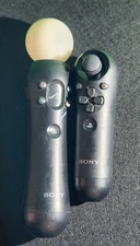 Set of PlayStation 3 PS3 Navigation and Motion Controller CECH- ZCS1U CECH-ZCM1U