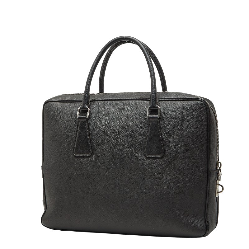 PRADA Triangle With logo Business bag briefcase handbag mens 【Used】 thumbnail 2