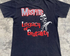 Vintage MISFITS LEGACY OF BRUTALITY Danzig Shirt Black Unisex Men