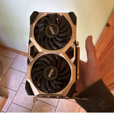 MSI NVIDIA GeForce GTX Graphics Card Dual Fans DisplayPort HDMI Multi Monitor