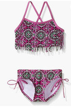 Kanu Surf Girls 2-Piece Swimsuit Multicolor Size 12 8289
