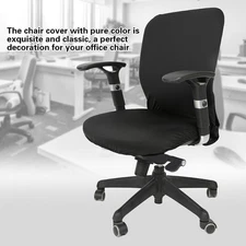 Elastic Stretchable Fabric Chair Seat Cover Protector for Office Computer Chairs