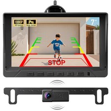 1080P Backup Camera with Backup Sensors Parking Distance Control PDC System, ...