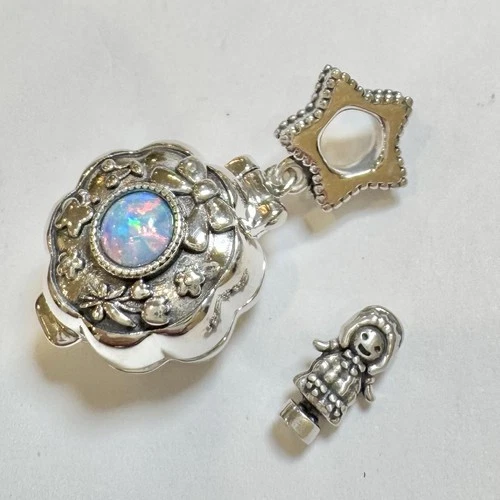 Polly Pocket Polly’s Show Time Locket Sterling silver charm For necklace