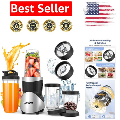 #ad Compact amp; Lightweight Smoothie Blender with 15 Accessories—Perfect for Nutrition $66.99