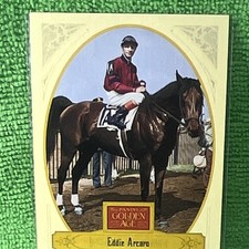 2012 Panini Golden Age Eddie Arcaro #38 Horse Racing Sports Trading Card
