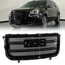 Front Bumper Grill Assembly For 2013-2016 Gmc Acadia Denali Gloss Black 22814532