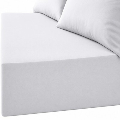 Catherine Lansfield Jersey Spannbettlaken Single 28 cm tief silber