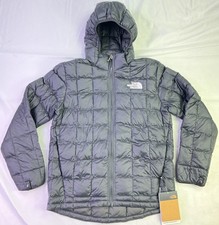 The North Face Boy's Thermoball Hooded Jacket-Black-Size: L 12