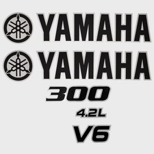 Yamaha Boat Outboard Cowling Decal HW4162 | 4.6L 300HP Stickers (Kit)