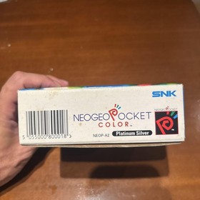 SNK Neo Geo Pocket Monochrome Platinum Silver Handheld System with Box s1130M