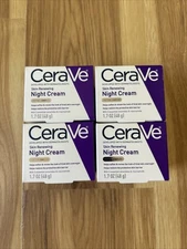 4 PACK Cerave Skin Renewing Night Cream - 1.7oz