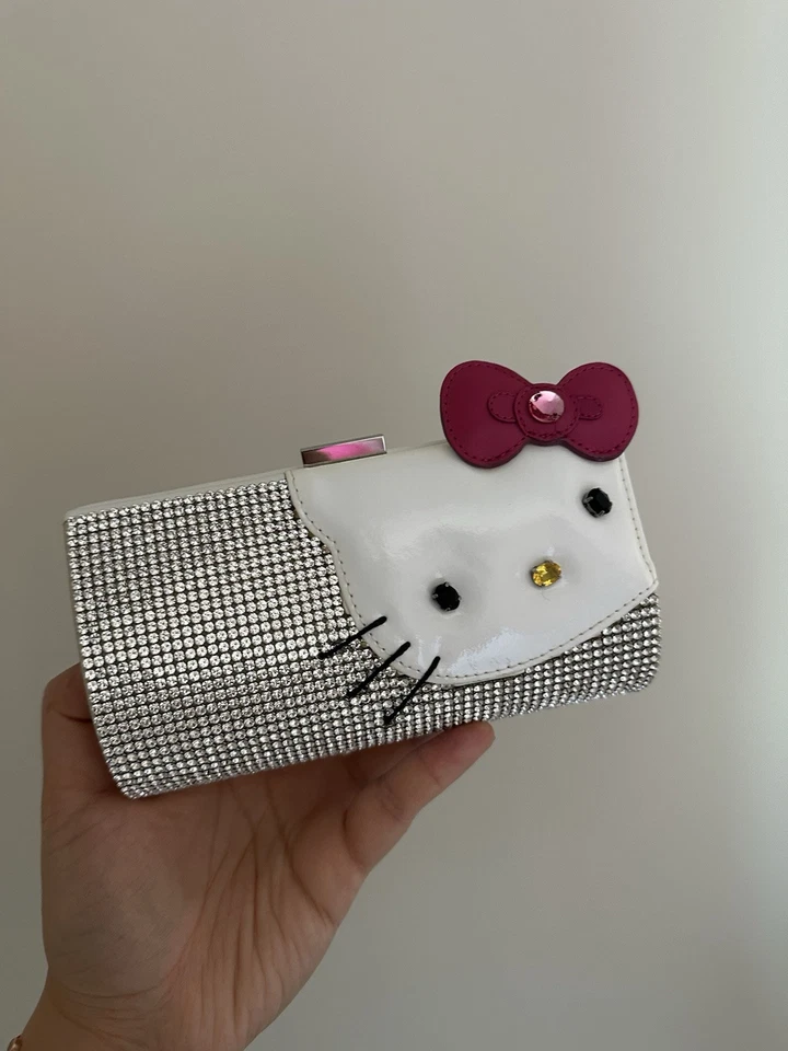 Bolso de Mano Swarovski Hello Kitty. Raro Descatalogado. Bolso Sanrio X Swarovski Foto 2 de 4
