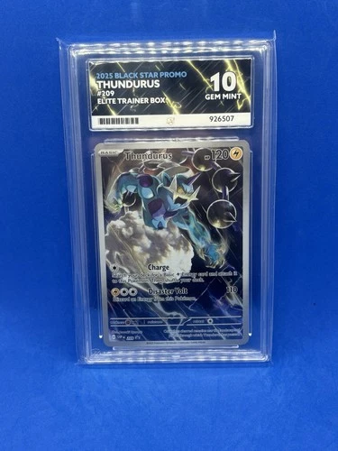 Pokemon Thundurus SVP209 Black Star Promo 2025 ACE 10