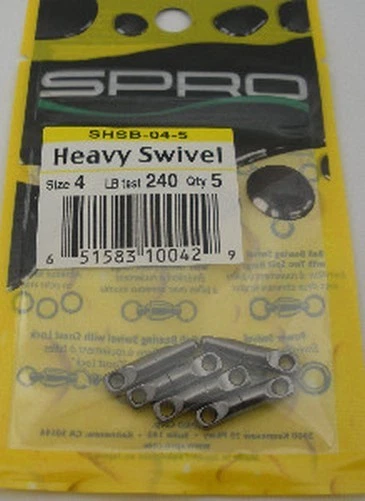 Spro SHSB-04-5 5CT Schwer Ss Drehbar Gunmetal Schwarzes Finish 240Lb Test Pack - Bild 2 von 2