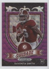 2021 Panini Prizm Draft Picks Crusade Purple Wave Prizm DeVonta Smith #165 0lh9