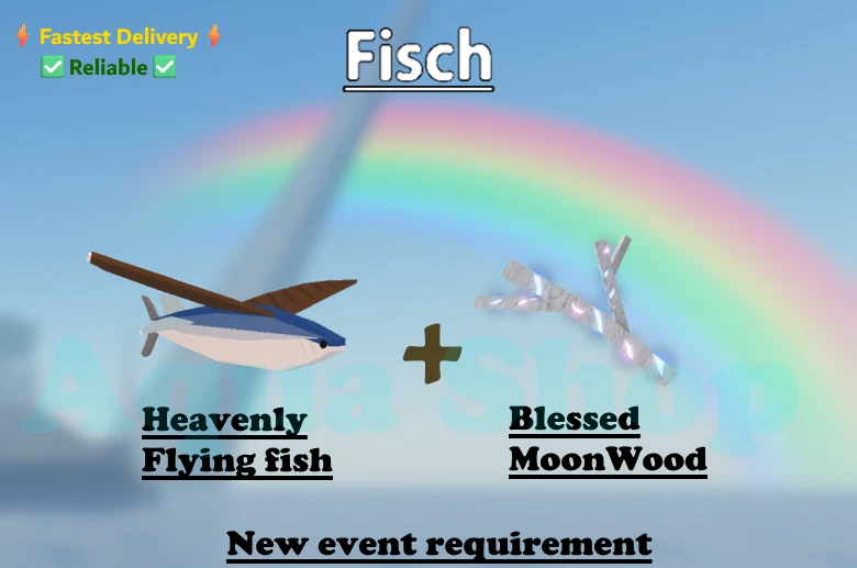 ROBLOX 🔥🟢[FISCH] Heavenly Flying Fish | Blessed Moonwood | Astronomical Fretboard |⚡⚡