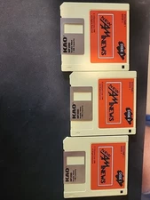 Commodore Amiga AMnews floppy disk Volume 1, Issue 1, Disks 1,2,3 Untested 