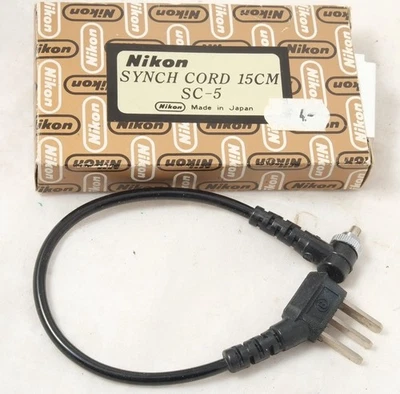 Nikon Synch Cord 15cm SC-5 in Originalverpackung - Bild 1 von 3