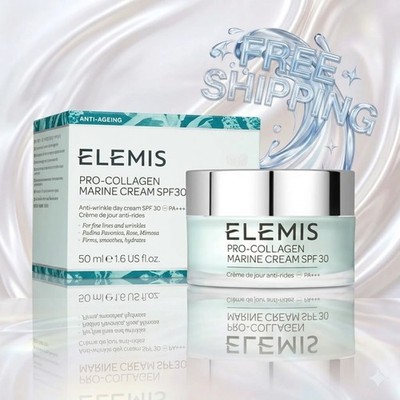Elemis Pro-Collagen Marine Cream SPF 30 Anti-Aging Moisturizer 1.6 oz New In Box