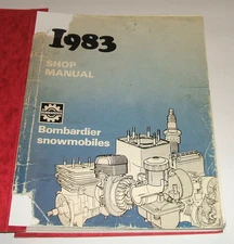 Skidoo 1983 Service Manual Nordik Blizzard Alpine Everest Citation Ski doo Shop