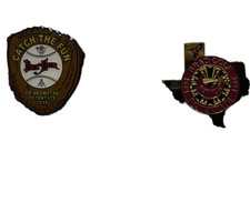 Lot 2 Ben Hur Shriners Pins 2015 2017 Potentate Texas Baseball Glove