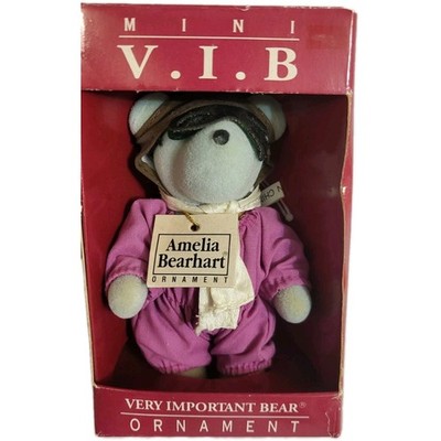 Vintage V.I.B.  North American Bear  Amelia Bearhart Ornament 5''