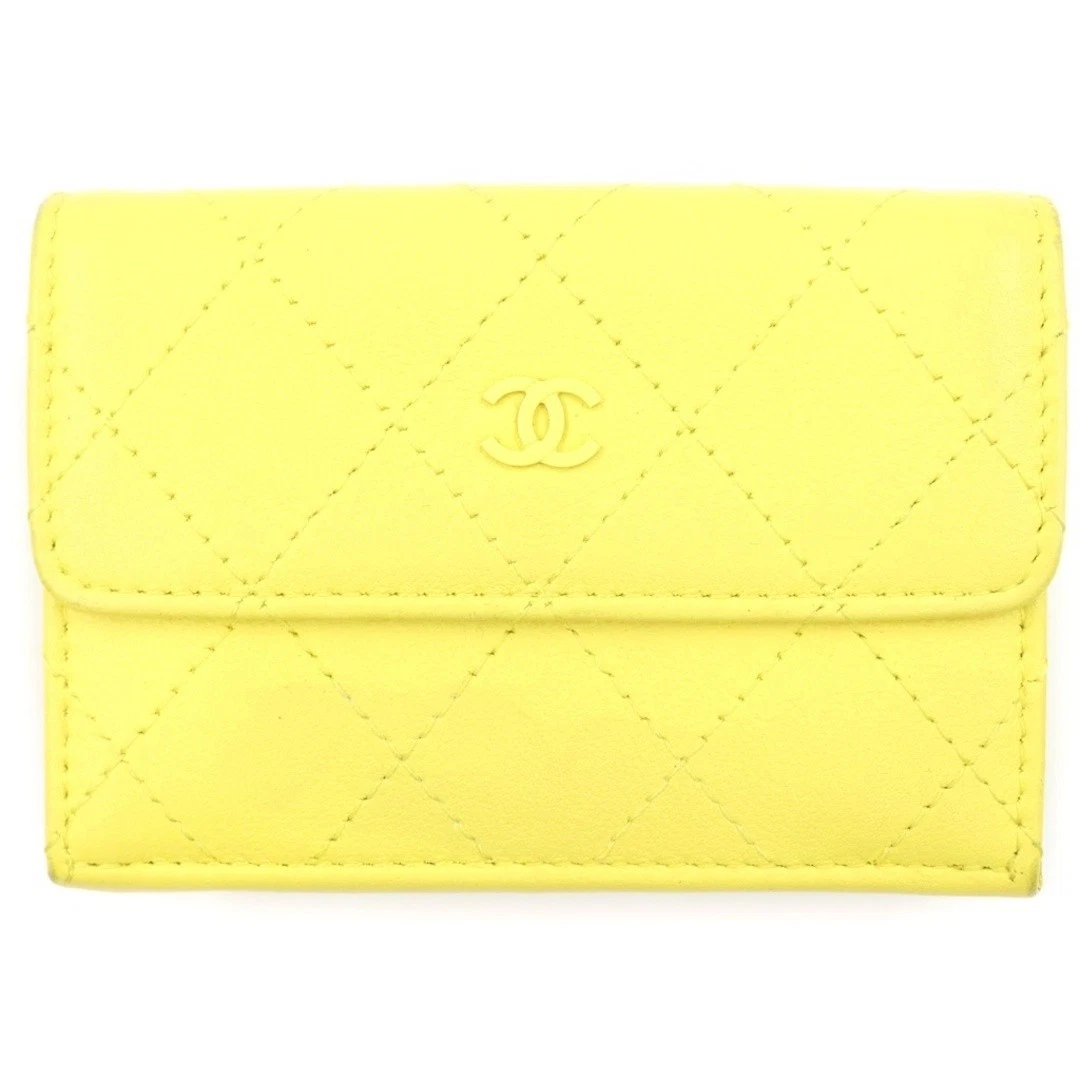 CHANEL Yellow Folding Wallets for Women for sale | eBay