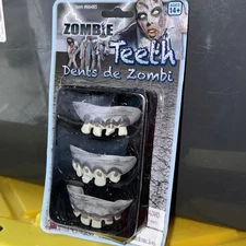 Halloween Zombie Teeth by Forum Novelties 3pc New Gross Costume Cosplay