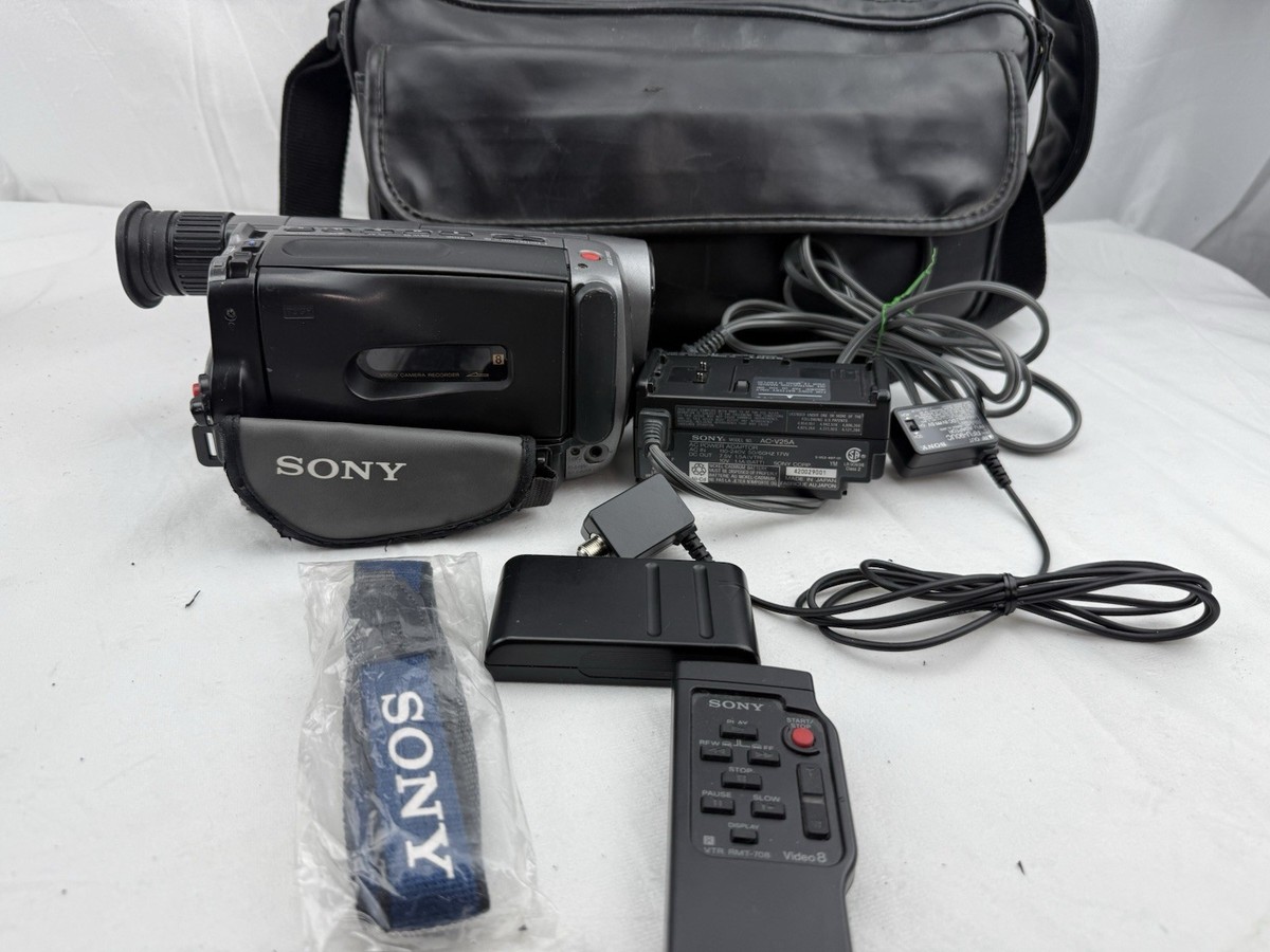 SONY VideoHi8 Handycam CCD-TR12 ⑦ Sony Handycam CCD-TRV12 8mm Analog Camcorder for sale online