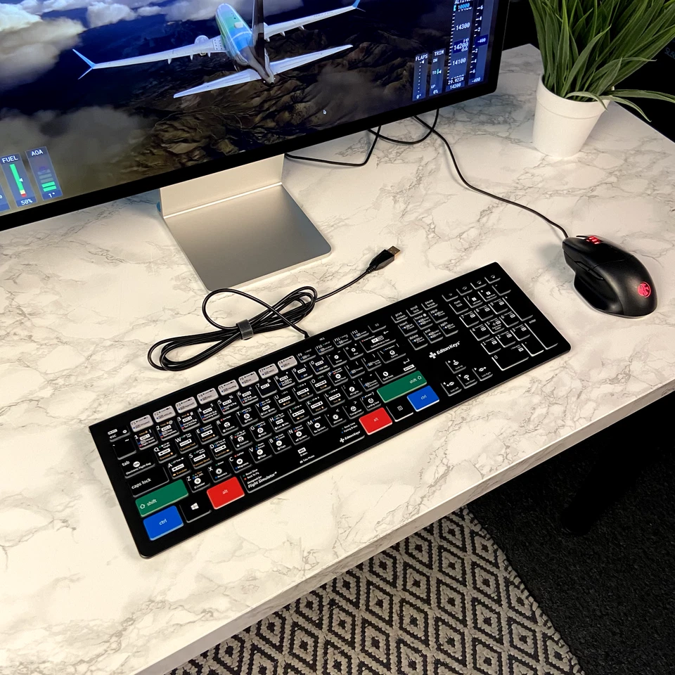 [DISCOUNTED] Microsoft Flight Simulator 2024 Shortcut Keyboard | Windows USA - Image 4 of 4
