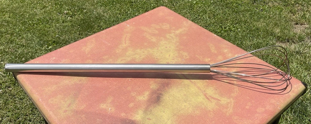 STAINLESS STEEL WHISK 40"
Opens in a new window or tab