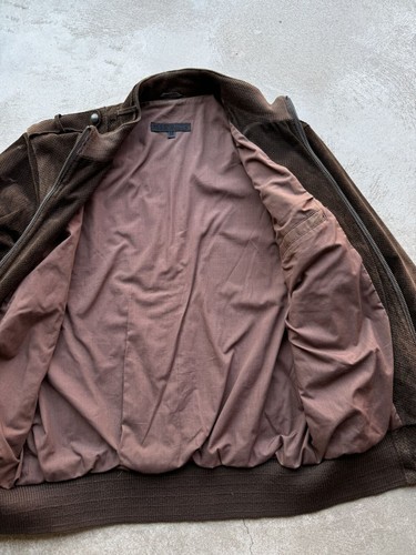 Allsaints Brown Leather Suede Biker Jacket - Picture 9 of 12