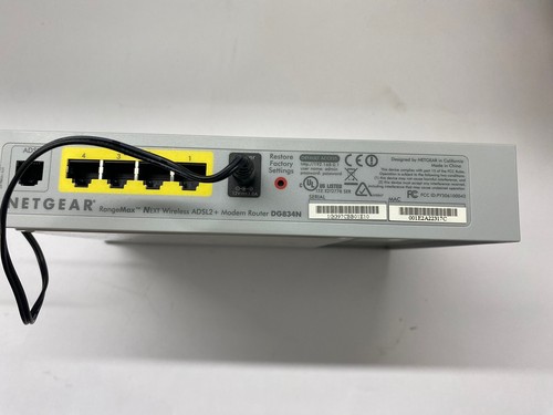 NETGEAR MODEM ROUTER DG834N WITH BOX (AM94) - Photo 4/4