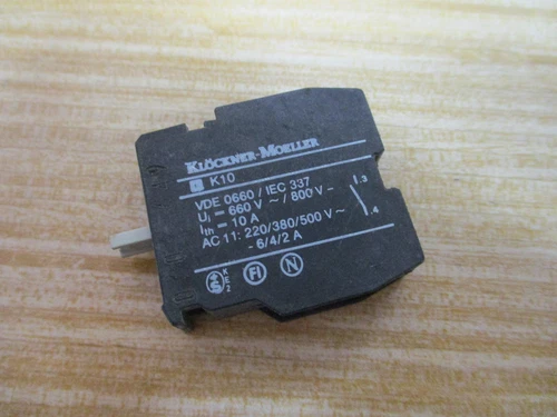 Eaton Cutler Hammer Moeller EK10 Contact K10 (Pack of 6)