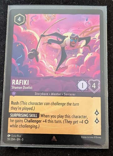 Disney Lorcana - Rafiki Shaman Duelist COLD FOIL - Shimmering Skies - Pack Fresh - 第 2/2 張圖片