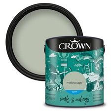 Crown Paint Matt Emulsion Walls & Ceilings 2.5L All Colours